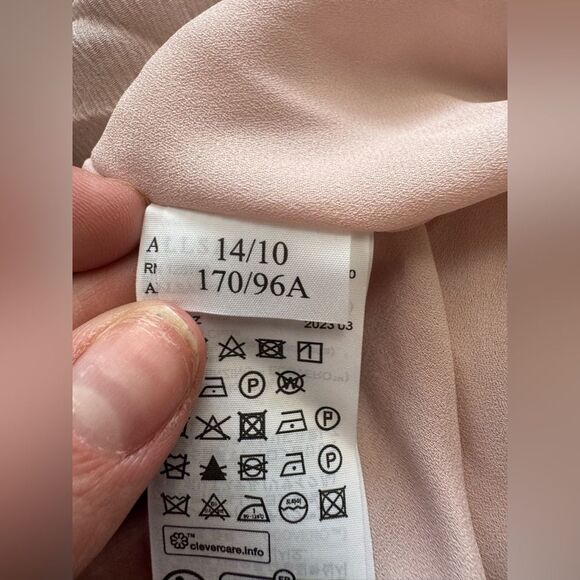 AllSaints Womens Estimated US Size M Peggy Wrap Mini Dress Pink - Picture 10 of 11